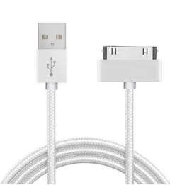 アルミ製 Dock ナイロンケーブル 約1.4M 急速充電&データ転送