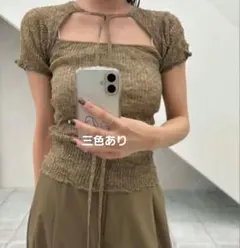 TODAYFUL 2way Sheer Knittops - メルカリ