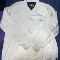 90s 白タグ Stussy ナイロンジャケット ホワイト - メルカリ