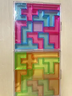ミニ透明パズルブロック 2種