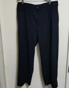 UNIQLO ユニクロ タックワイドパンツ　ブラック L 321-475566