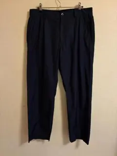 Ōnnod オンノッド コットンタックパンツ ネイビー