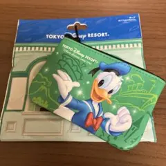 ディズニー　パークチケット柄　ポーチ
