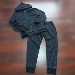 スウェット ストライプ パーカーとパンツ セット