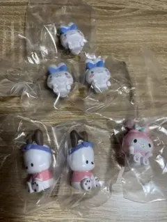 なりきりうさぎさんフィギュア　サンリオ　シナモロール　ポチャッコ　マイメロディー