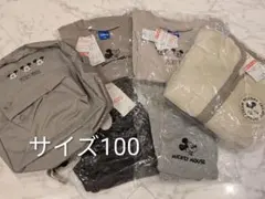 【新品】ミッキー　アウター　トレーナー　ズボン　リュック　6点　サイズ100