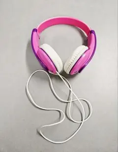 JVC HA-KS2 子供用 有線ヘッドホン ピンク 稼働品のサムネイル