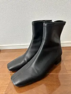 ルタロン　ショートブーツ　黒のサムネイル