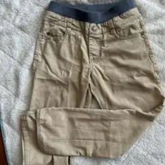 ベージュ ゴムウエスト パンツ のびるっち　140