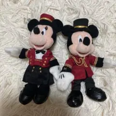 難あり　TDS ホテルミラコスタ ミッキーミニー ぬいぐるみバッチのサムネイル