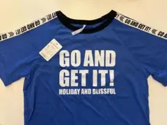 ロゴTシャツ ブルー 150cmのサムネイル