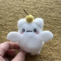 はなまるおばけ　ぬいぐるみ ストラップ付き