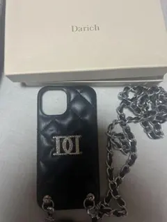 Darich キルティング iPhoneケース 黒