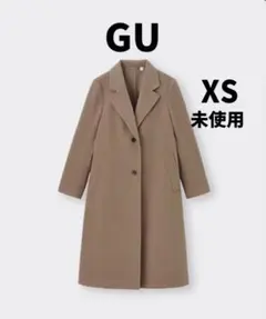 【XS未使用】GUコージーメルトンテーラードコート
