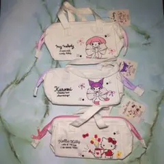 サンリオ キャラクター【がま口ポーチ】3点セット