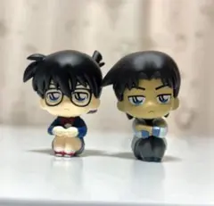 名探偵コナン まちぼうけ ガチャガチャ 江戸川コナン 服部平次 2点セット