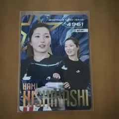 西橋奈未 競艇 ボートレーサーカードのサムネイル