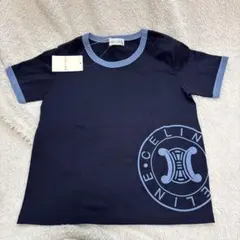 未使用　CELINE キッズTシャツ　130 セリーヌ　タグ付き　ネイビーのサムネイル