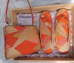 特選 京にしき 草履バッグセット