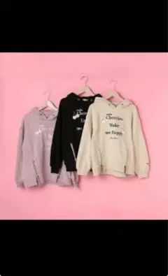 mezzo piano juniorさくらんぼパーカー140ホワイト