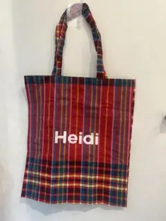 Heidi チェック柄 トートバッグ