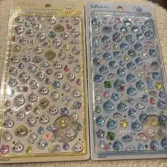 ボンボンドロップシールミニ　しずくちゃん、みるみるちゃん２点セット