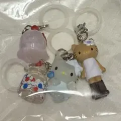 天使キティ　ハローキティ めじるしアクセサリー 4点セット