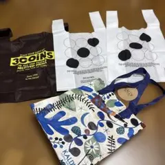 3COINS KALDI エコバッグ 4枚セットのサムネイル