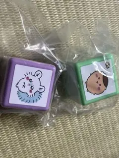 ちいかわ　ダブルスタンプ　モモンガ　くりまんじゅう