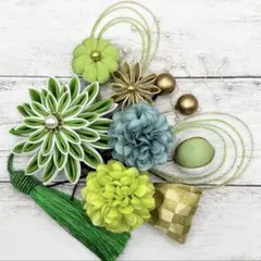 髪飾り　☆3400☆ ちゃんく値下げ交渉応じます様　つまみ細工　卒業式