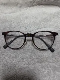 JINS ブラウンメガネ (度あり)両目-1.75