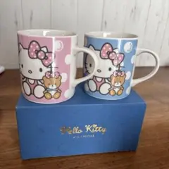 【新品】ハローキティ マグカップセット ピンク 青
