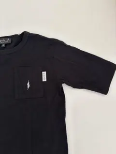 アニエスベー　キッズ　エクレールロゴ付きTシャツ黒　袖長めのサムネイル