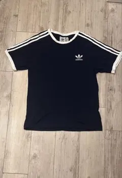 adidas アディダス リンガーTシャツ トレフォイル　ネイビー
