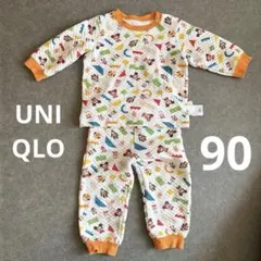 ユニクロ　キルトパジャマ　ディズニー　90