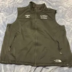 THE NORTH FACE アウトドアベスト　ブラック　企業刺繍　XL