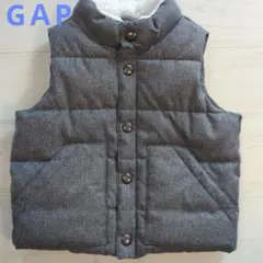 baby GAP グレー ダウンベスト 2歳用