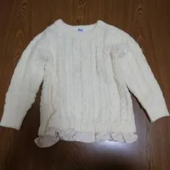 BREEZE ケーブル編みニットセーター 95