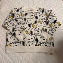 新品　スヌーピー　SNOOPY トレーナー　裏起毛　ホワイト　120