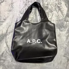 A.P.C. トートバッグ ブラック にょこさん専用 - メルカリ