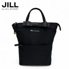 JILL by JILL STUART 2WAYリュックトート 黒 大容量 美品のサムネイル