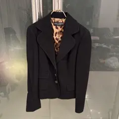 DOLCE&GABBANA ブラック テーラードジャケット、スカート(スーツ)