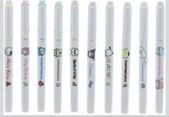 【新品未使用】サンリオキャラクターズ キレーナ10本セット 蛍光ペンのサムネイル