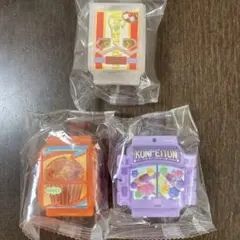 ハピマフィ(表情違い)　コンペイトン(表情違い)　チョコドン(通常)