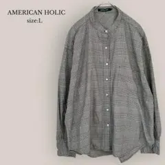 AMERICAN HOLICオーバーサイズシャツ　ビックシルエット　チェック