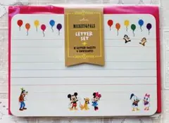 新品　Disney ミッキー　ミニー　ドナルド　ディジー　 レターセット