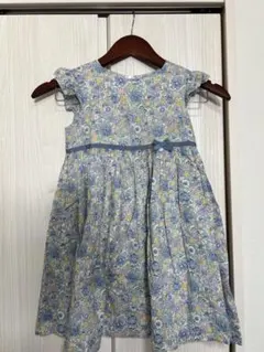 【美品】Tartine et Chocolat 花柄 半袖 ワンピース 120のサムネイル