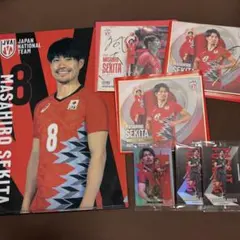 サントリーサンバーズ バレーボール男子日本代表 関田誠大 ミニ色紙 ファイル