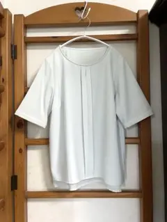 ライム　フロントタック　半袖ブラウスのサムネイル
