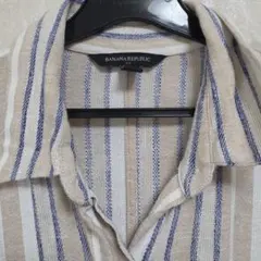 BANANA REPUBLIC ストライプ シャツワンピース